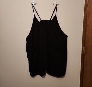 Black Sleeveless Jumpsuit